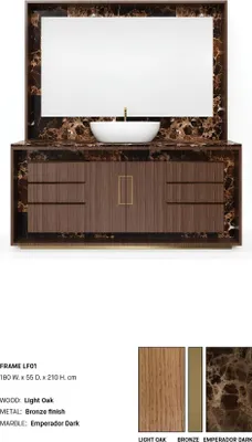 Immagine prodotto di Mobile da bagno marrone Mobili da bagno Scaffale Mobile da bagno Scaffali in legno