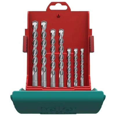 Obrázok produktu pre Heller Tools Bionic 16315 Carbide metal Hammer drill bit set 5 mm, 6 mm, 6 mm, 8 mm, 8 mm, 10 mm, 12 mm SDS-Plus 1 pc(s)