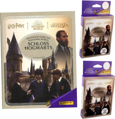 Produktbild von Panini Harry Potter Sticker Guide 3 - Schloss Hogwarts Sammelsticker (2025) - 1 Album + 2 Blister