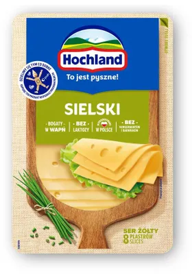 Zdjęcie produktu dla Hochland Ser żółty sielski w plastrach 135 g