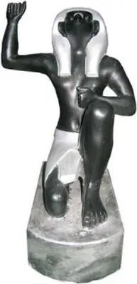 Produktbild von Ägyptischer Pharao Figur aus Kunststoff, Höhe 21 cm