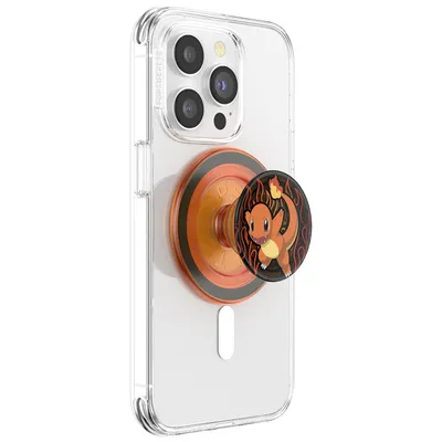 Produktbild von PopSockets PGP MagSafe Rund Charmander Flamme, Griffigkeit, Mehrfarbig, Zeichenmuster, Jede Marke, 1 Stück(e), 148 mm