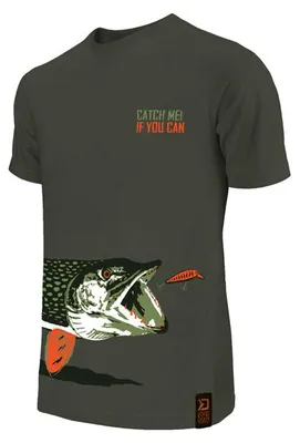 Produktbild von DELPHIN Catch me!, M, grün, T-Shirt, HECHT, 101002165