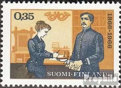 Produktbild von Briefmarken Finnland 1966 Mi 613 (kompl.Ausg.) postfrisch NORDIA 66