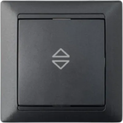 Produktbild von Kreuzschalter Unterputz Lichtschalter 10A Premium serie STILE Schwarz