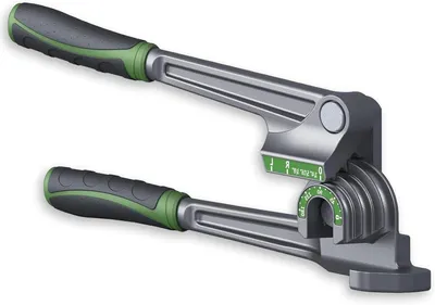 Productafbeelding van Pijpbuiger - Handgereedschap - Pijpen Bewerken - 3-in-1 Ontwerp - 1/4 3/8 - Aluminium