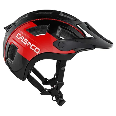 Produktbild von CASCO MTBE 2 Fahrradhelm, farbe:schwarz rot glanz, Größe:S