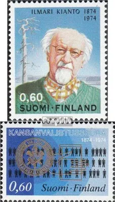Produktbild von Briefmarken Finnland 1974 Mi 750,751 (kompl.Ausg.) postfrisch Ilmari Kianto