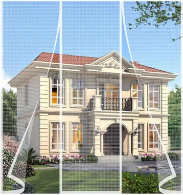 Obrázek produktu pro Moskytiéra 240x215 cm, magnetická, bílá, pro ochranu proti hmyzu