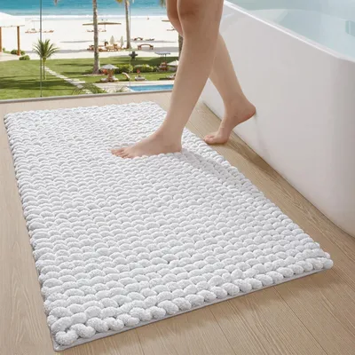Produktbild von Chenille Badmatte mit Rutschfester Unterseite