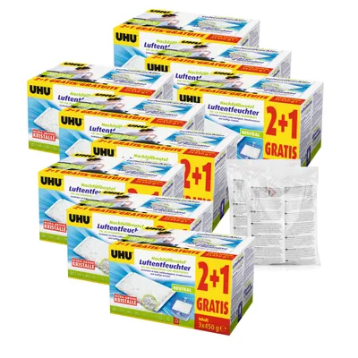 Produktbild von UHU original Luftentfeuchter Nachfüllbeutel 450g Duftneutral (29er Pack)