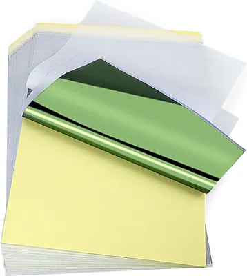 Imagen del producto de Papel transfer para tatuajes, 40 hojas tamaño A4, papel de transferencia térmica, para impresoras y transferencia manual