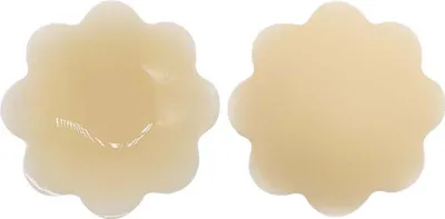 Image de INF Cache-tétons en silicone en forme de fleur - Ultra-fins, invisibles et réutilisables