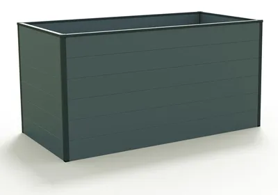 Produktbild von GFP Hochbeet Kräuter-Gemüse-Beet Aluminium CHRISTINA - 150x77x77cm - anthrazit
