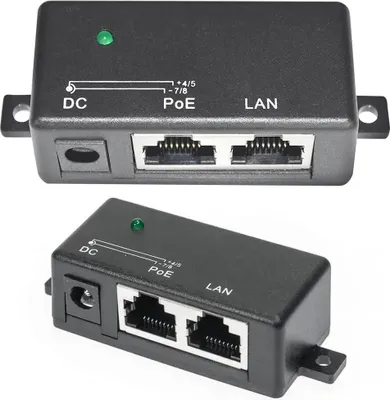 Obrázek produktu pro Extralink 1 Portový PoE Injector 1x 100Mb/s RJ45, Kostka