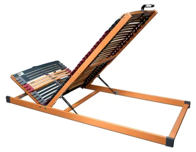 Produktbild von 7-Zonen Lattenrost Rhodos KF 90x200 cm, fertig montiert, 44 Leisten, Bettkastenfunktion mit Gasdruckfedern, Qualität aus Deutschland