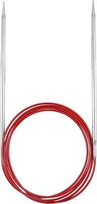 Produktbild von Rundstricknadel RED LACE Edelstahl 3,50 mm 120 cm