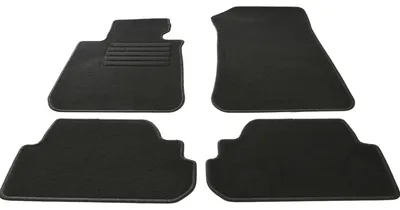 Fußmatten Set für 1er BMW E88 Cabrio, Bj. 4/2008-1/2015, schwarz