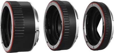 Obrázek produktu pro Andoer Zbrusu nová vylepšená sada prodlužovacích trubic pro makro 3 kusy 13 mm + 21 mm + 31 mm Prodlužovací kroužky pro automatické zaostřování pro tělo a objektivy 35mm zrcadlovek Canon EOS pro všechny objektivy Canon EF a EF-S