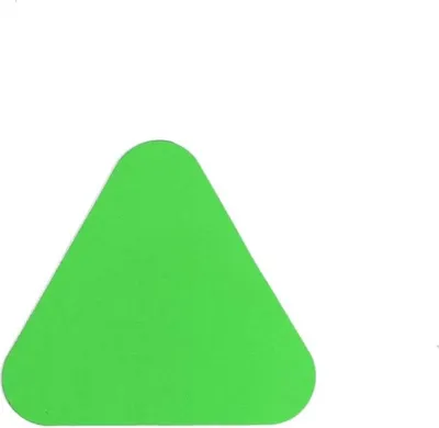 Produktbild von Dreiecke für Wartelinien (20 Stück)  -  Anti - Rutsch  Grün  10 x 9,1 cm Anti - Rutsch - Bodenaufkleber - Grün - Anti - Rutsch - Polyvinyl chloride (PVC) - 0,78 mm - Innenbereich - DME411