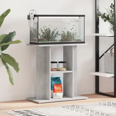 Obrázok produktu pre vidaXL Stojan na akvárium Betónová sivá 60x30x60 cm Drevo Materiál
