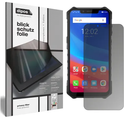 Produktbild von Schutzfolie für Ulefone Armor 6 Blickschutzfolie matt Folie Display Schutz dipos