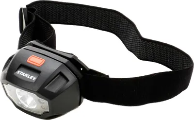 Produktbild von Stirnlampe, Kopflampe mit 5 LEDs, Neigung verstellbar in 4 Positionen, elastisches Kopfband, größenverstellbar, 3 Lichtfarben, 5 Funktionen inklusive SOS-Blinklicht