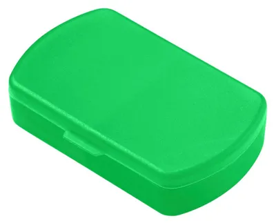 Produktbild von Aufbewahrungsdose "Duo" – BPA-freie Pillenbox mit 2  Fächern und Klickverschluss, ideal für Medikamente oder Pillen,  Germany - trend-grün PP