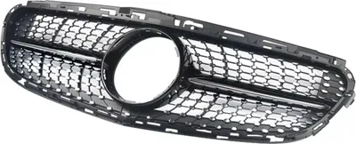 Zdjęcie produktu dla Kratka przednia Diamond E63 AMG Look - Do Mercedes E-Class W212 (2014-2016) - Czarny połysk - Akcesoria samochodowe