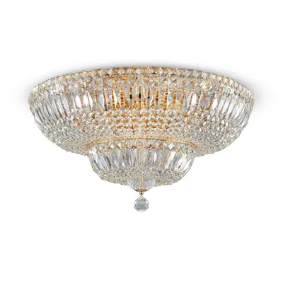 Produktbild von Maytoni Basfor Kronleuchter DIA100-CL-16-G 16xE14, Gold Antik, aus Metall, exkl. Leuchtmittel