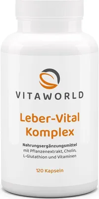 Produktbild von Vitaworld Leber-Vital Komplex Kapseln, 120 St. Kapseln