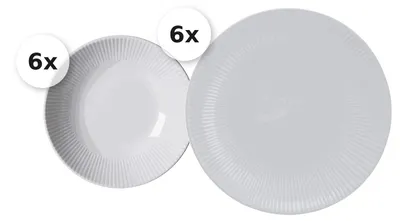 Produktbild von Tafelservice 12 tlg. Banda weiss