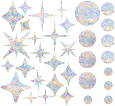 Image de Film arc-en-ciel, 55 pièces, protection de fenêtre anti-collision d'oiseaux