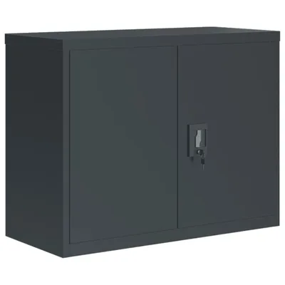 Produktbild von vidaXL Aktenschrank Anthrazit 90x40x70 cm Stahl