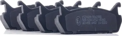 Produktbild von RIDEX 402B0390 Bremsbeläge Satz Hinten für MAZDA MX-5 I (NA) 323 F VI (BJ) 626 V Hatchback (GF) FAMILIA IV (BF) MX-3 (EC)