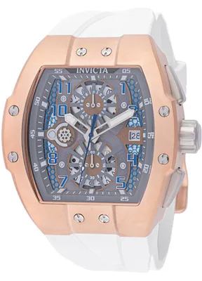 Produktbild von Invicta Racing 48028 Herrenuhr - Quarzwerk - Edelstahl mit grauem Zifferblatt - 47 mm