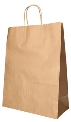 Produktbild von PAPSTAR Papier-Tragetasche, 350 x 260 x 120 mm, braun