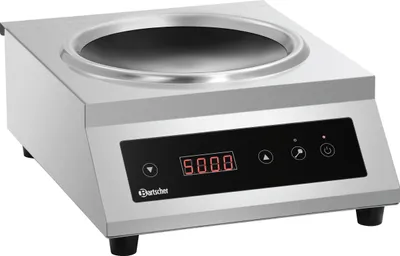 Produktbild von Bartscher Induktionswok IW 50 mobil mit Touchbedienfeld, 280 mm Kochmulde
