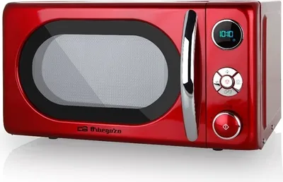 Produktbild von Orbegozo MI-2020, Arbeitsplatte, Solo-Mikrowelle, 20 l, 700 W, Drehregler, Rot