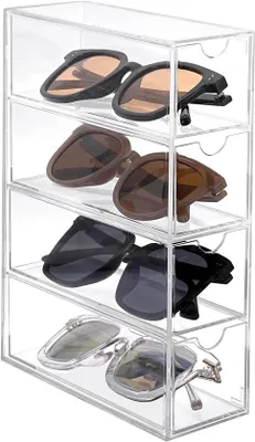 Produktbild von Famanu Organizerbox mit 4 Schubladen - Acryl, transparent