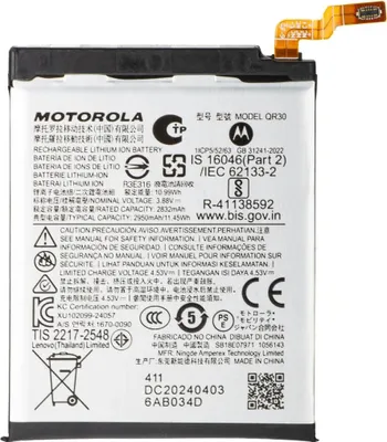 Produktbild von Original Motorola QR30 Akku Für Motorola Razr 50 Ultra 2950mAh