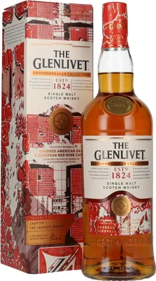 Produktbild von The Glenlivet GROUNDBREAKER COLLECTION Single Malt Whisky 40% Vol. 0,7l in Geschenkbox