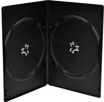 Immagine prodotto di MediaRange DVD-Leerhülle schmal für 2 Dics 7mm schwarz 100St