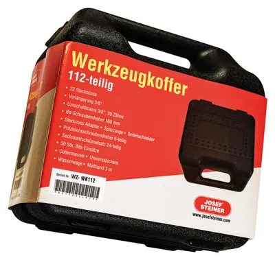 Produktbild von Kompaktes 112-teiliges Werkzeugkoffer-Set