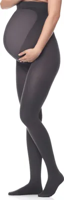 Image de Collants de grossesse pour femmes Antie 100 DEN M5110 (graphite, taille S).