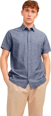 Produktbild von Jack & Jones Summer Linen Kurzarmhemd Grau S Mann Grau S