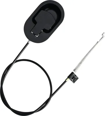 Produktbild von Universeller Ersatzgriff aus Aluminium für Relaxsessel. Auslösehebel. Metallgriff mit Feder und Kabel für Sofas – 96 cm (mit Kabel).