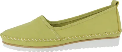 Produktbild von Andrea Conti Damen Slipper Leder zeitlos sportlich mit Keilabsatz 0021713, Größe:39 EU, Farbe:Grün