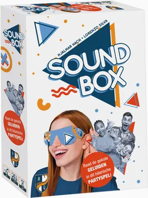 Produktbild von Asmodee Partyspiel Soundbox - kreatives Geräuschspiel für Familien
