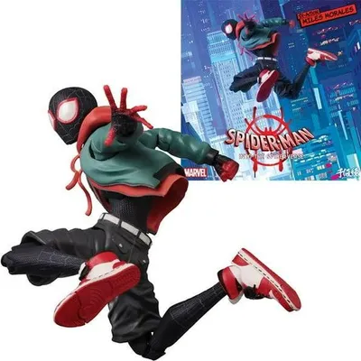 Obrázek produktu pro Figurka - Spiderman, Miles Morales 13 cm + mnoho příslušenství.